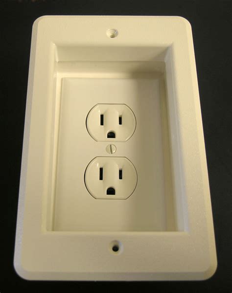 range electrical box|recessed outlet box for range.